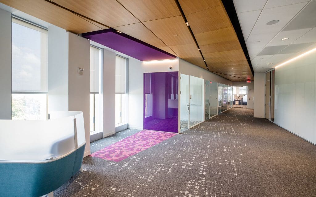 Dreamwalls Backpainted Glass at Virginia Tech Innovation Campus Building One-003a