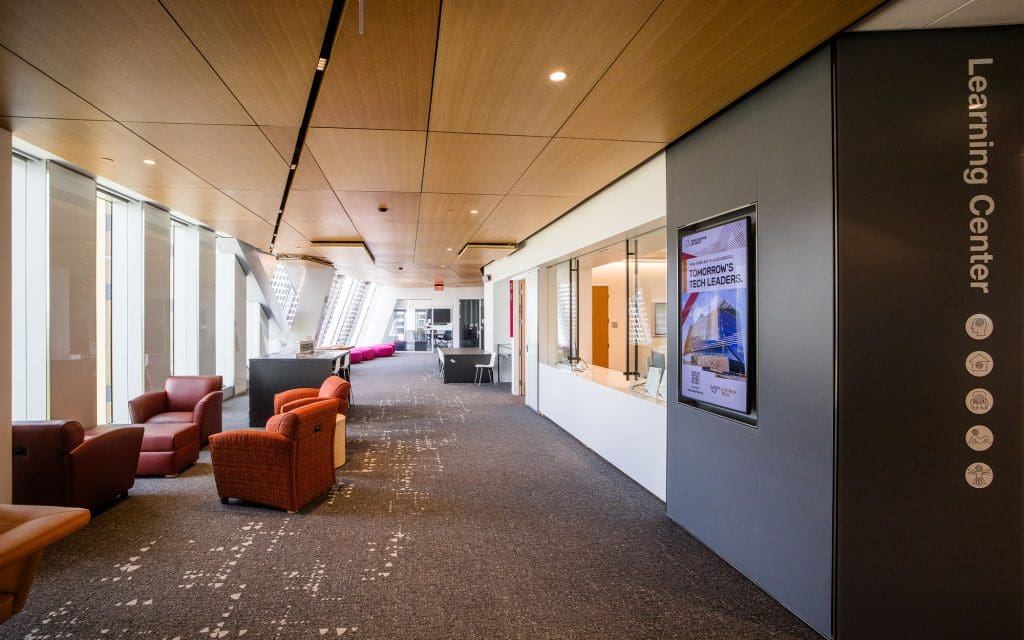 Dreamwalls Backpainted Glass at Virginia Tech Innovation Campus Building One-007