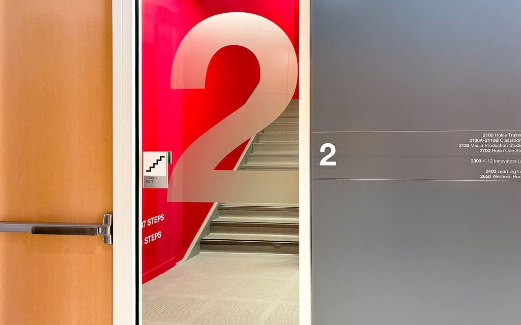 Dreamwalls Backpainted Glass at Virginia Tech Innovation Campus Building One-009