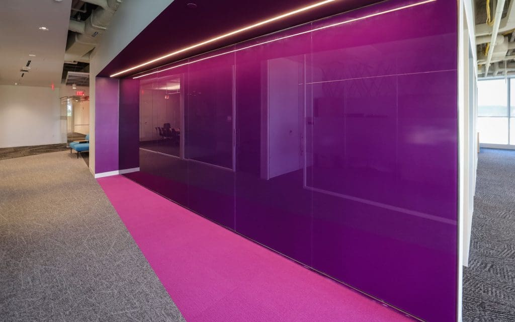 Dreamwalls Backpainted Glass at Virginia Tech Innovation Campus Building One-013