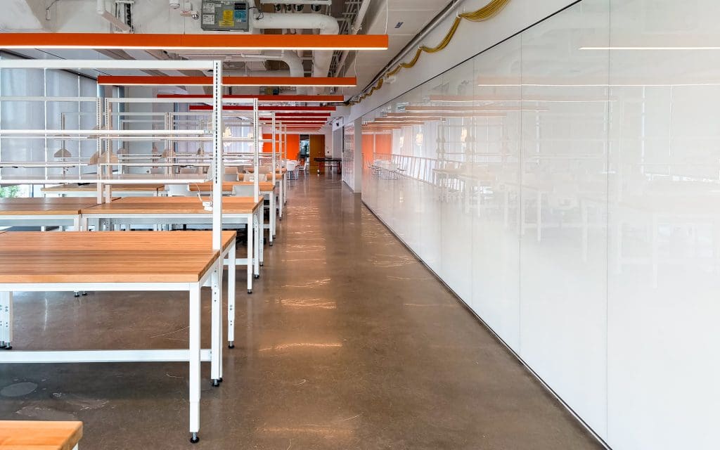 Dreamwalls Backpainted Glass at Virginia Tech Innovation Campus Building One-021