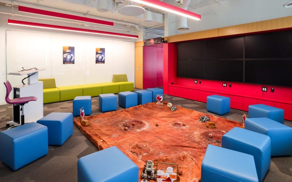 Dreamwalls Backpainted Glass at Virginia Tech Innovation Campus Building One-023