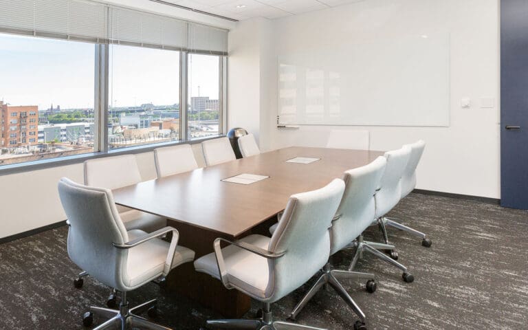 Dreamwalls glass whiteboard at Huron Consulting in Chicago-01