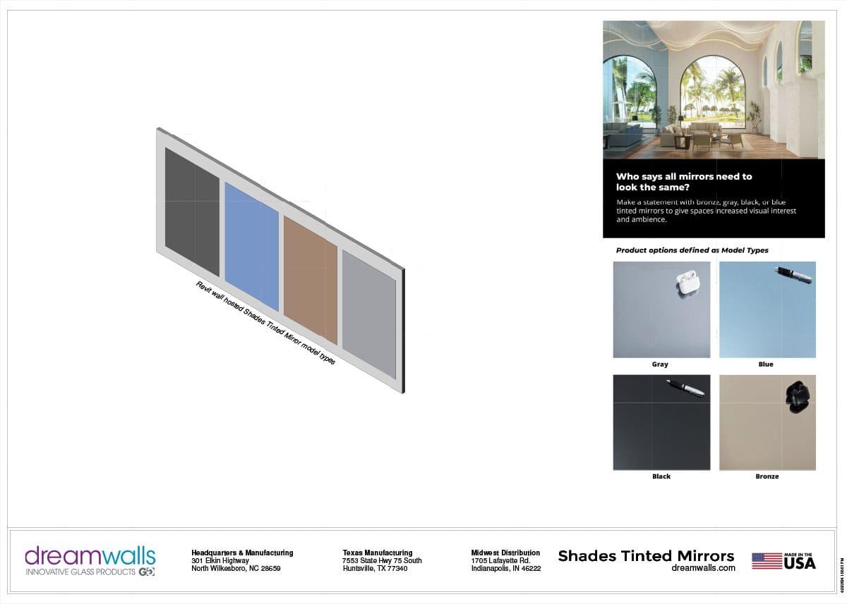 Dreamwalls Shades Tinted Mirrors Revit Models-preview