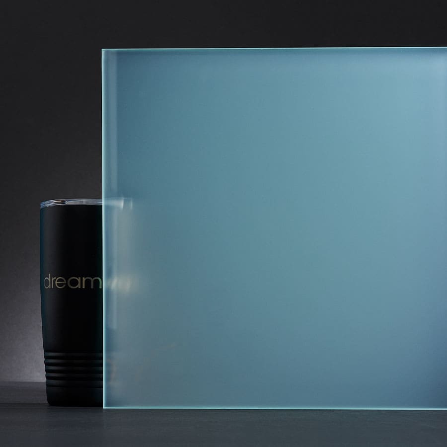 translucent laminated glass sample